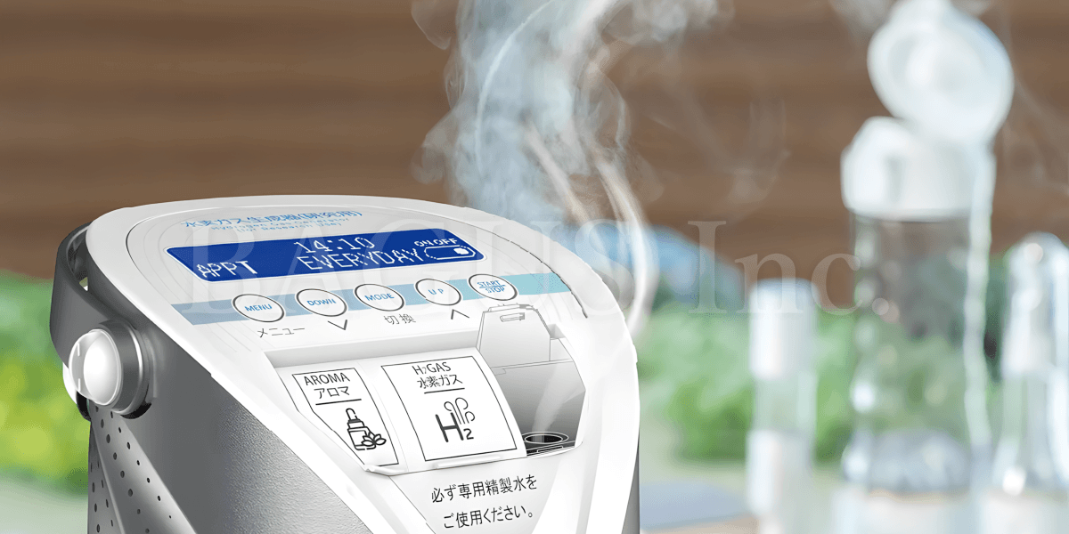 水素ガス吸入と水素ミスト機能を搭載