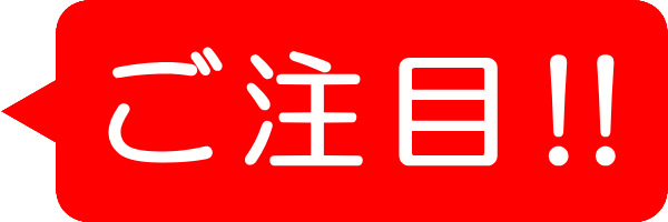 大注目！
