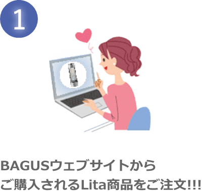 ①Lita商品をご注文